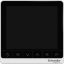 Picture of SpaceLogic thermostat, fan coil proportional, standalone, touchscreen, 2P, 3 fan, 24V, white