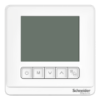 Picture of Thermostat, Spacelogic, fan coil on/off, networking, LCD 5 Button, 4P, 3 fan, modbus, 240V, white