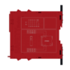 Picture of safety module, Harmony XPS, estop or guard, connected to supply terminals 24V AC or DC , no inputs, screw