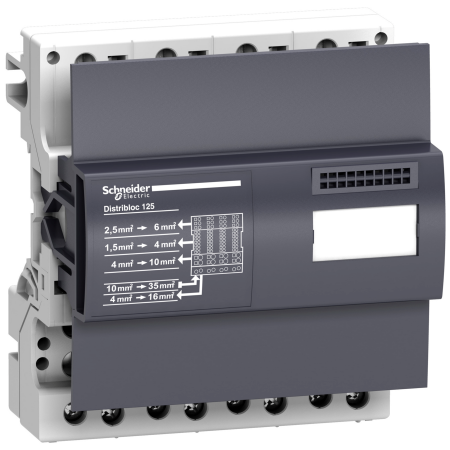 Picture of Distribution block, LINERGY DX, for 4P, 125A, 6M, 52holes