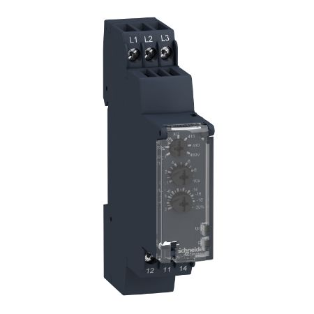 Picture of Harmony Control Relays, Modular multifunction 3-phase supply control relay, 5 A, 1 CO, 208...480 V AC