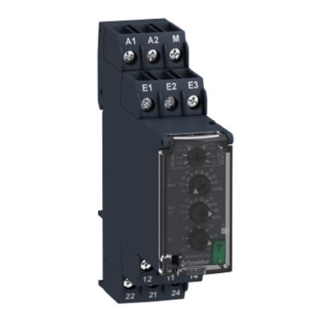 Picture of voltage control relay, Harmony Control Relays, 8A, 2CO, overvoltage or undervoltage detection, 1â€¦100V AC DC, 24â€¦240V AC DC