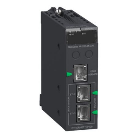 Picture of network module, Modicon M580, Ethernet IP/Modbus TCP