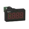 Picture of Display module, Harmony XB5, Digital panel meter, plastic, black, 22mm, 4 digit red LED display, 4...20mA input