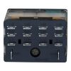 Picture of plug-in relay, Harmony electromechanical relays, 15A, 4CO, with LED, lockable test button, 24V DC