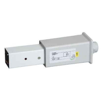 Picture of End feed unit, Canalis KBB, 40A, right mounting, 1 circuit, compatible DALI, white RAL9003