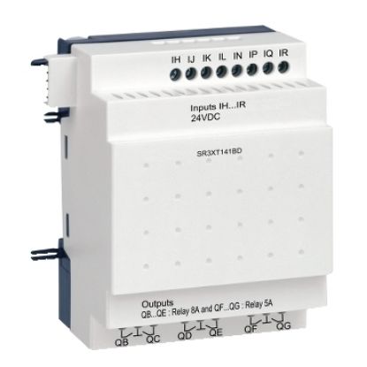 Picture of Zelio Logic, Discrete I/O extension module, 14 I/O, 24 V DC
