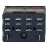 Picture of plug-in relay, Harmony electromechanical relays, 15A, 4CO, with LED, lockable test button, 120V AC