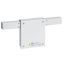 Picture of End feed unit, Canalis KBB, 25/40A, central mounting, 2 circuits, compatible DALI, white RAL9003
