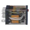 Picture of plug-in relay, Harmony electromechanical relays, 15A, 4CO, with LED, lockable test button, 230V AC