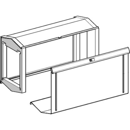 Picture of Sprinkler proofing kit, Canalis KSA 500A to 1000A, aluminium, IP55, white RAL9001