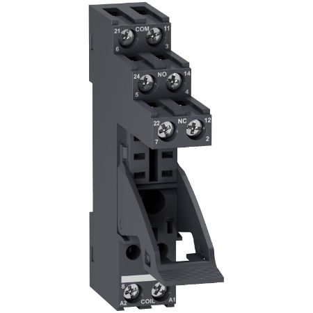 Picture of Harmony Electromechanical Relays, Socket with clamp, for RXG2 relays, 5A, screw connectors, separate contact