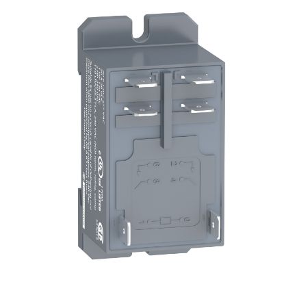Picture of power relay, Harmony electromechanical relays, DIN rail or panel mount relay, 30A, 2NO, 120V AC