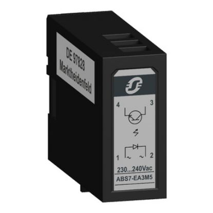 Picture of plug-in solid state relay- 12.5 mm - input - 230..240 V AC 50HZ