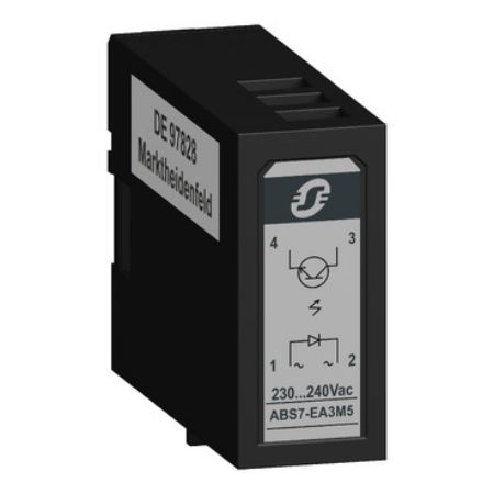 Picture of plug-in solid state relay- 12.5 mm - input - 230..240 V AC 50HZ