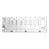 Picture of Backplane, Modicon X80, 6 slots, panel, mounting plate or DIN rail mounting