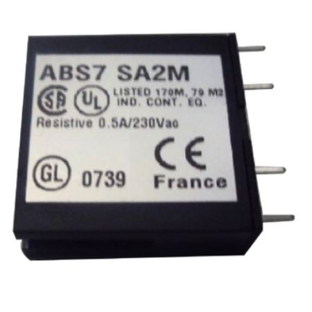 Picture of plug-in solid state relay - 10 mm - output - 24..240 V AC - 0.5 A
