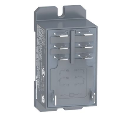 Picture of power relay, Harmony electromechanical relays, DIN rail or panel mount relay, 30A, 2CO, 230V AC