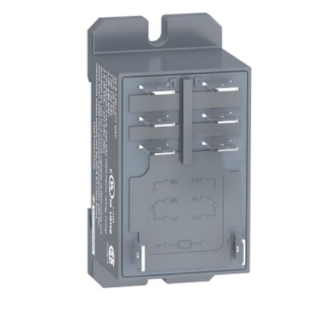 Picture of power relay, Harmony electromechanical relays, DIN rail or panel mount relay, 30A, 2CO, 230V AC
