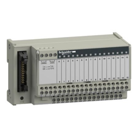 Picture of passive connection sub-base ABE7 - 16 inputs or outputs - Led - isolator