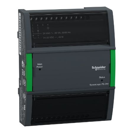 Picture of Power supply module, SpaceLogic, 24VAC or 21-30VDC, for AS-P and I/O modules