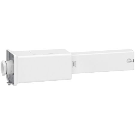 Picture of End feed unit, Canalis KBA, 25/40A, left mounting, 1 circuit, compatible DALI and KNX, white RAL9003