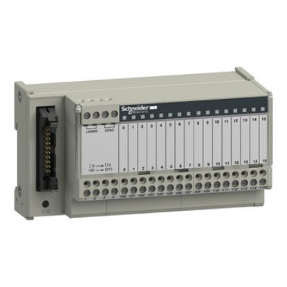 Picture of passive connection sub-base ABE7 - 16 inputs or outputs - Led