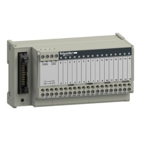 Picture of passive connection sub-base ABE7 - 16 inputs or outputs - Led