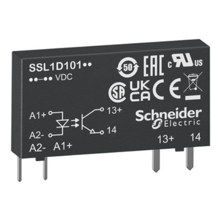 Picture of Harmony Solid State Relays, Solid state slim relay, 2A, zero voltage switching, input 15...30V DC, output 24...280V AC