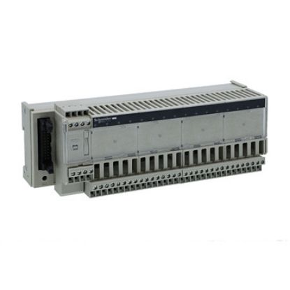 Picture of sub-base - soldered solid state output relay ABE7 - 16 inputs - 24 V DC