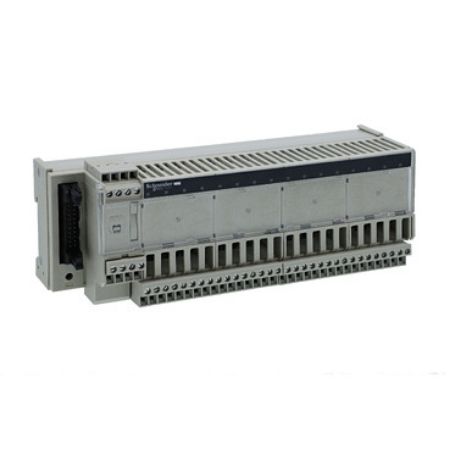 Picture of sub-base - soldered solid state output relay ABE7 - 16 inputs - 24 V DC