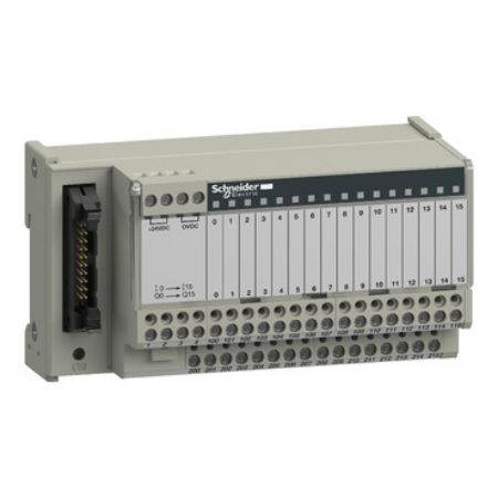 Picture of passive connection sub-base ABE7 - 16 inputs or outputs - Led