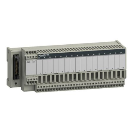 Picture of sub-base - soldered solid state output relay ABE7 - 16 inputs - 115 V AC