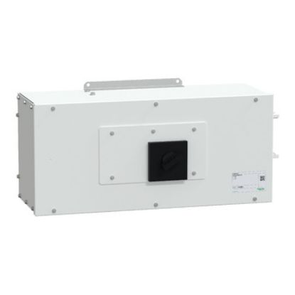 Picture of End feed unit, Canalis KSA250, aluminium, 100/160/250A, left mounting, for line protection, 3L+N+PE, white RAL9001