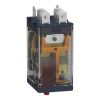 Picture of plug-in relay, Harmony electromechanical relays, 15A, 2CO, lockable test button, 24V AC