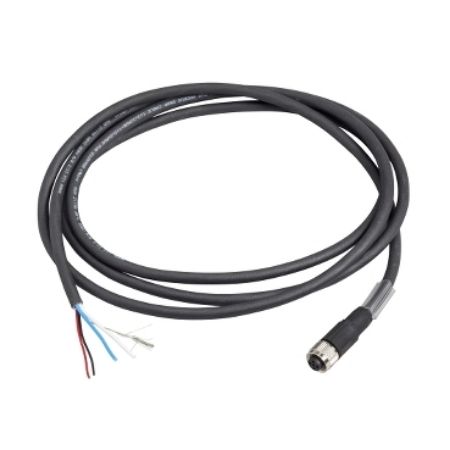Picture of CANopen bus daisy chain cable - angled - M12-A male-female - 10m