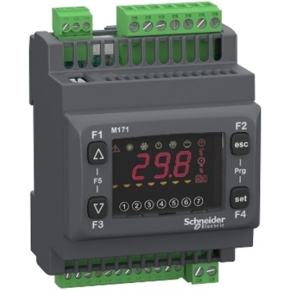 Picture of Controller, Modicon M171/M172/M173, optimized optimized, display 14 IO, Modbus, 100-240V AC