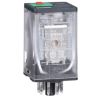 Picture of Harmony Electromechanical Relays, Universal plug in relay, 10A, 2CO, with LED, lockable test button, 120V AC