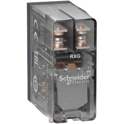 Picture of interface plug in relay, Harmony Electromechanical Relays, 5A, 2CO, clear cover, 24V AC