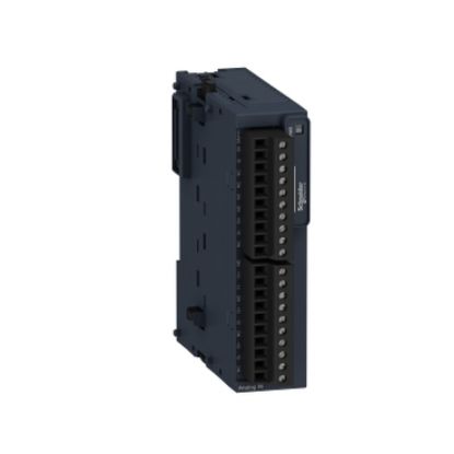 Picture of Modicon TM3, Analog input module, 4 / temperature inputs (screw) 24 VDC
