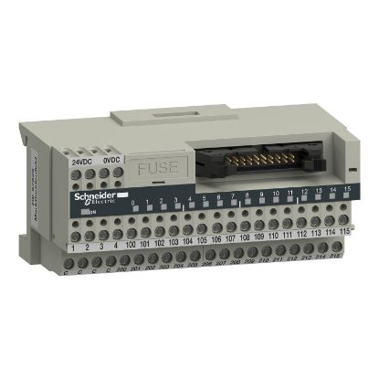 Picture of passive connection sub-base ABE7 - 16 inputs or outputs - Led