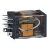 Picture of plug-in relay, Harmony electromechanical relays, 15A, 3CO, with LED, lockable test button, 24V AC