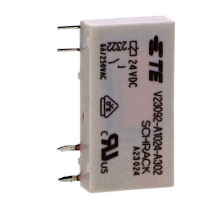 Picture of plug-in electromechanical relay - 5 mm - 24 V DC - 1 NO