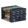Picture of plug-in relay, Harmony electromechanical relays,  15A, 4CO, lockable test button, 24V DC