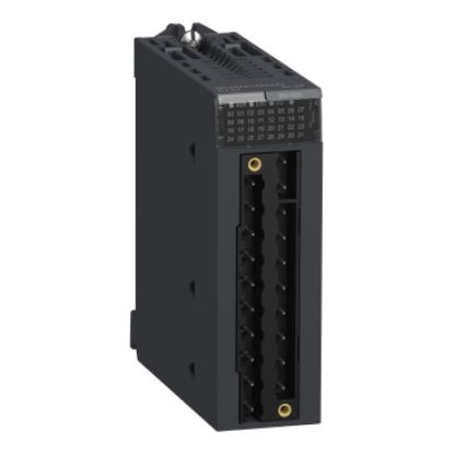 Picture of discrete output module, Modicon X80, 16 NO relay outputs, 24 to 240V AC, 24 to 48V DC, for severe environments