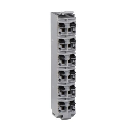 Picture of terminal block, Modicon TM5, 12 contacts, grey, quantity 1