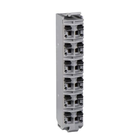 Picture of Modicon TM5, terminal block, 12 contacts, black, quantity 1