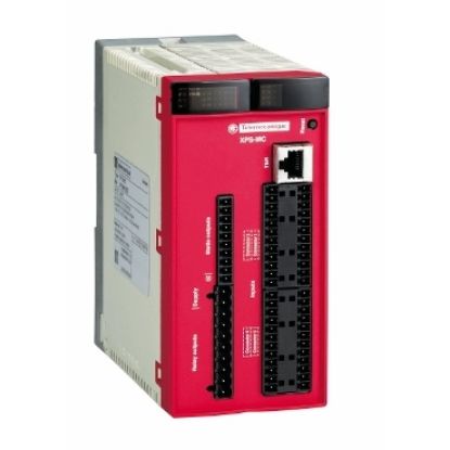 Picture of safety controller, Harmony XPS MC, 24V DC, 32 inputs, 46 LEDs signalling
