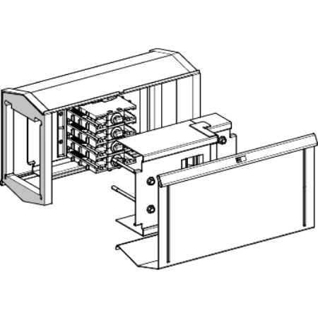 Picture of Jointing unit adapter, Canalis KSA 500A to 630A, aluminium, 3L+N+PE, adapter from former KS offer to current KS offer