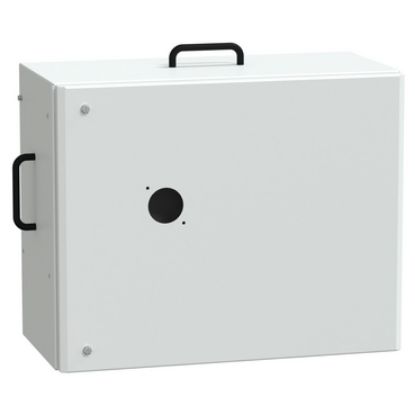 Picture of Tap off unit, Canalis KS 100A to 1000A, for ComPacT NSX250 with extended rotary handle, 250A, 3L+N+PE, IP55, RAL9001